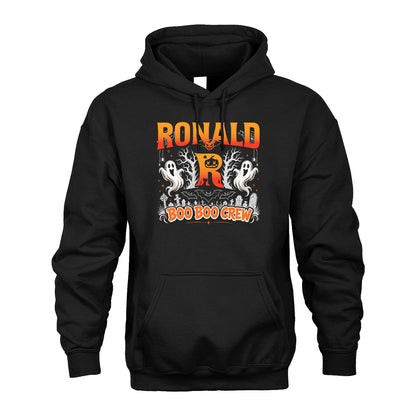 Boo Boo Crew Halloween Custom Name Shirt RONALD M1-28