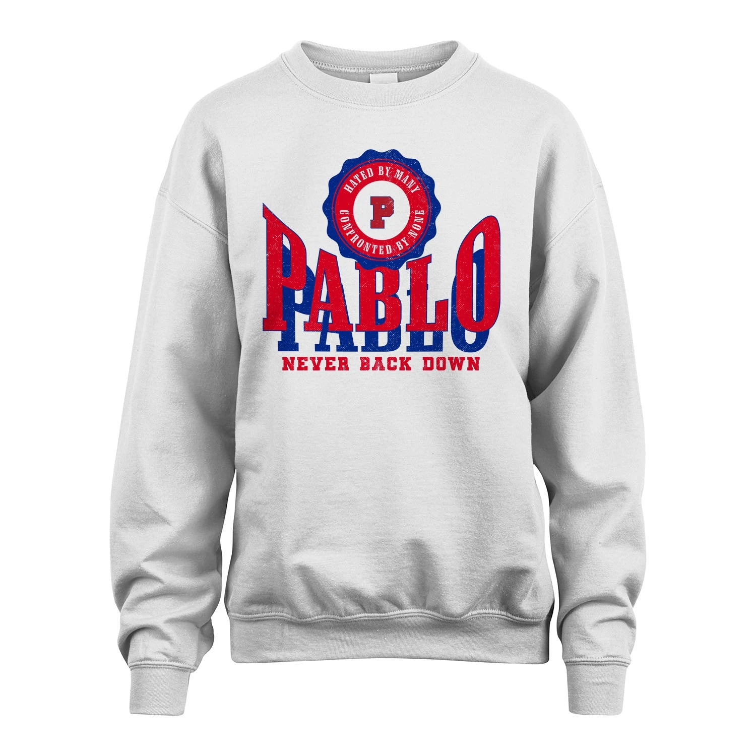 Your Name Never Back Down Shirt PABLO M1-33