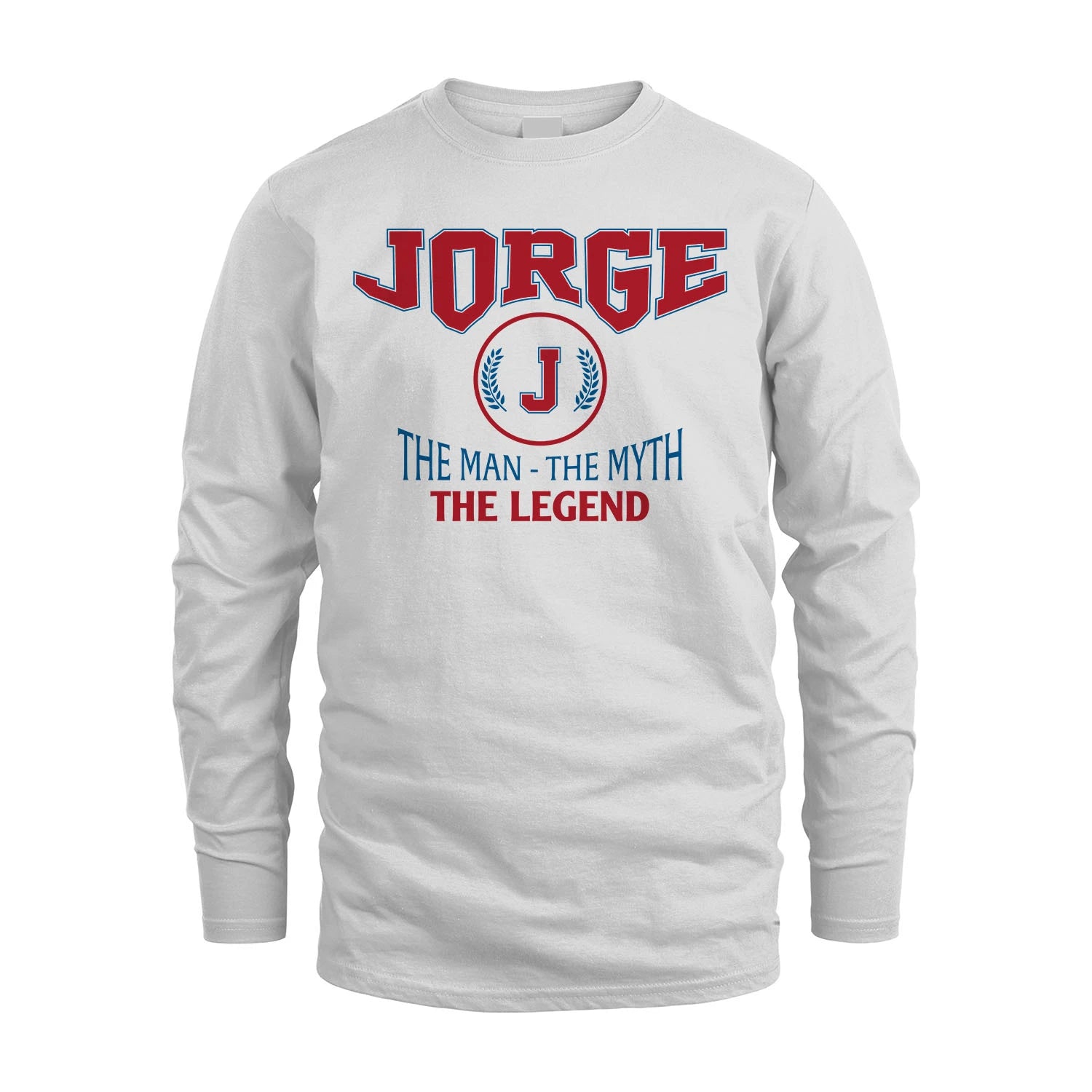 The Man The Myth The Legend Jet Style Shirt JORGE M1-9
