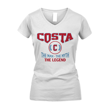 The Man The Myth The Legend Jet Style Shirt COSTA M1-9