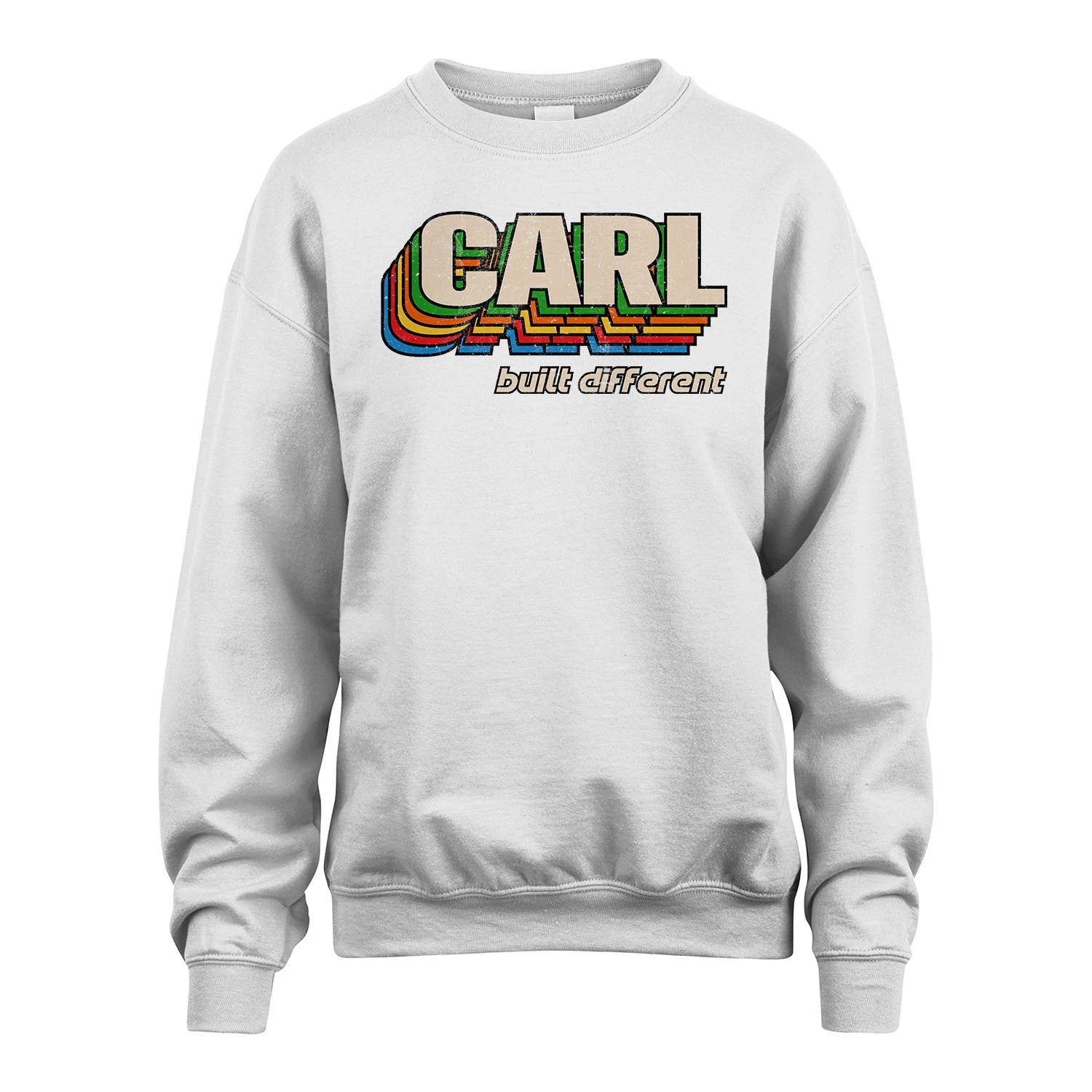 Your Name Built Different Retro Shirt CARL M1-26