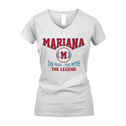 The Man The Myth The Legend Jet Style Shirt MARIANA M1-9