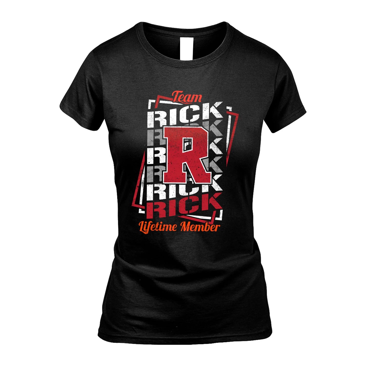 Team Your Name Lifetime Member Sporty Shirt RICK M1-25