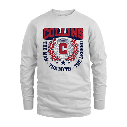 The Man The Myth The Legend Logo Shirt COLLINS M1-30
