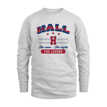 The Man The Myth The Legend With Your Name Shirt HALL M1-35