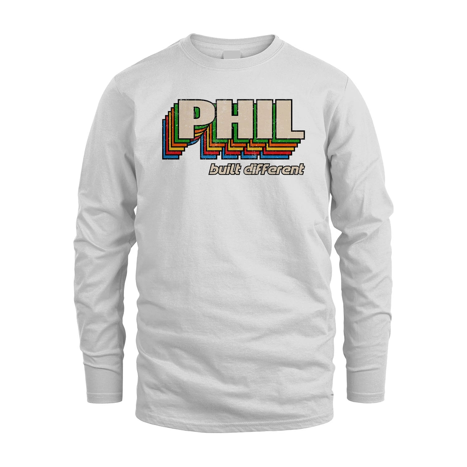 Your Name Built Different Retro Shirt PHIL M1-26