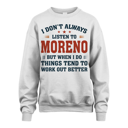 I Don't Always Listen To... MORENO M1-2