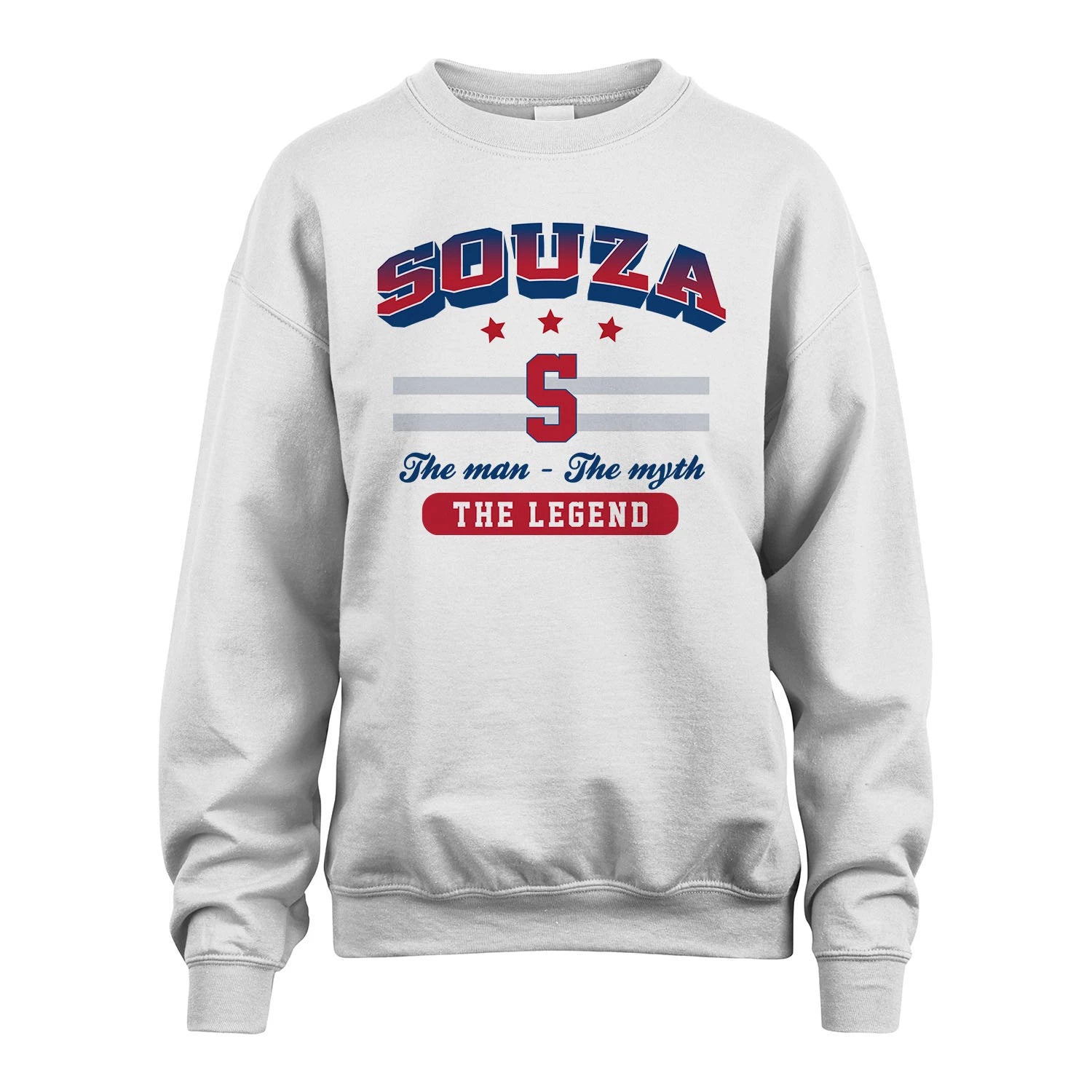 The Man The Myth The Legend With Your Name Shirt SOUZA M1-35