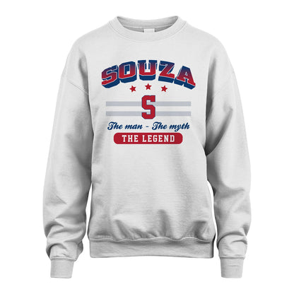 The Man The Myth The Legend With Your Name Shirt SOUZA M1-35