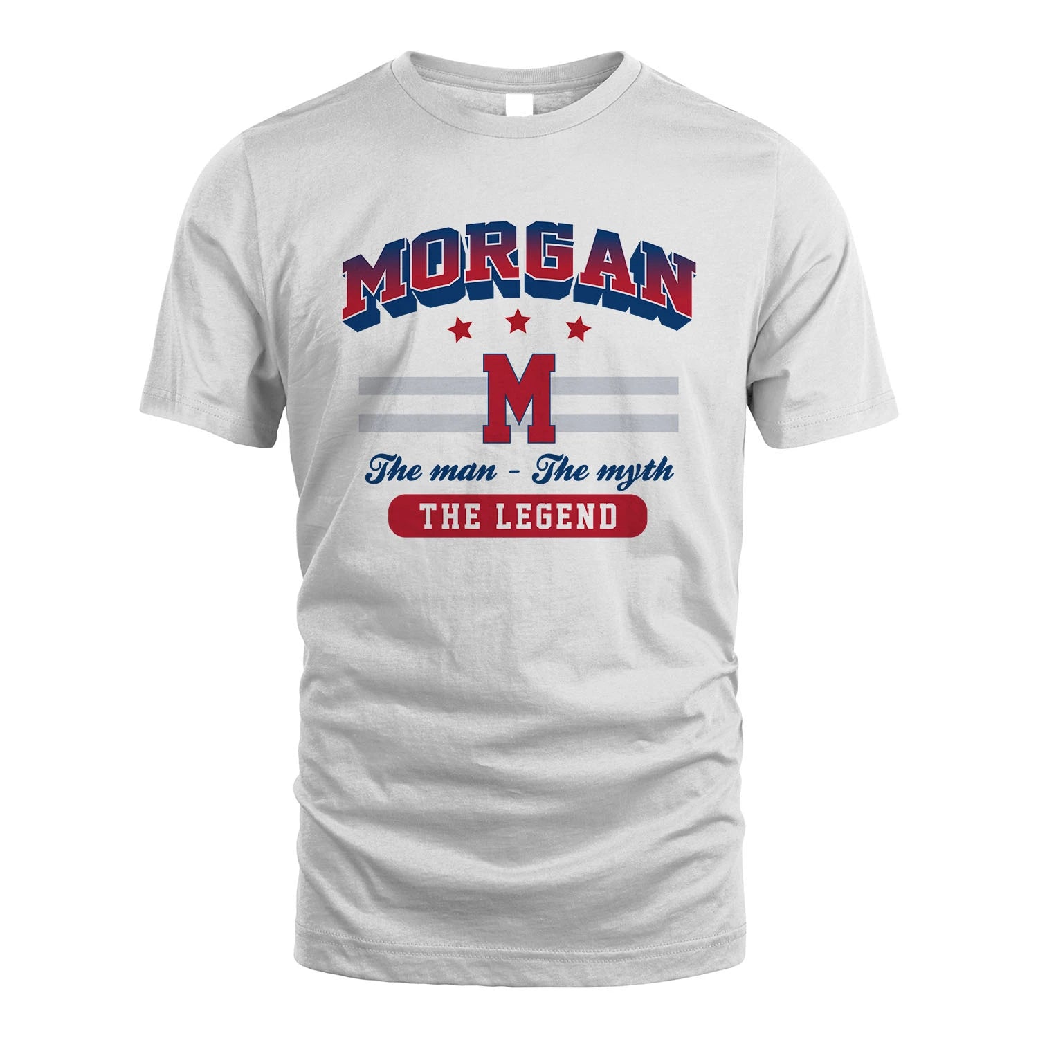 The Man The Myth The Legend With Your Name Shirt MORGAN M1-35