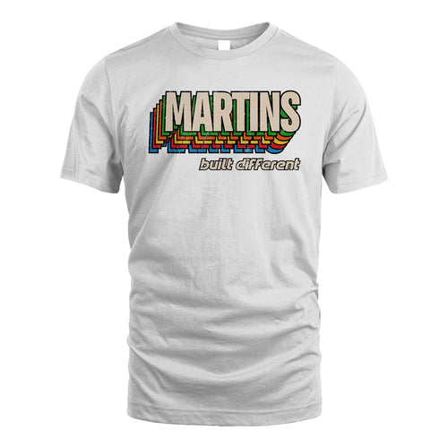 Your Name Built Different Retro Shirt MARTINS M1-26