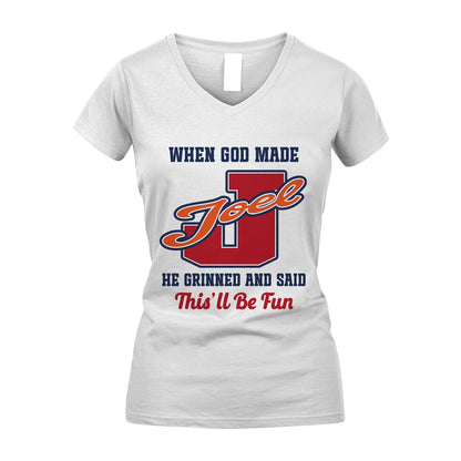 God Made Your Name Custom Shirt JOEL M1-16