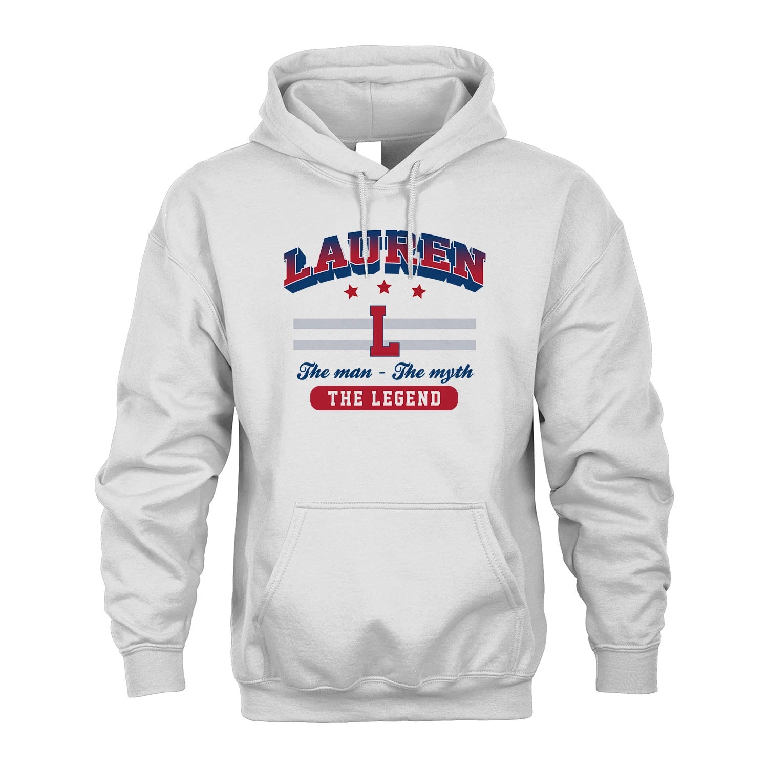 The Man The Myth The Legend With Your Name Shirt LAUREN M1-35