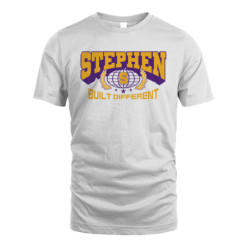 Your Name Built Different Sporty Shirt STEPHEN M1-32