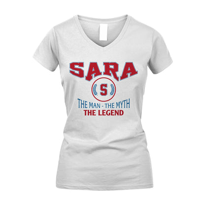 The Man The Myth The Legend Jet Style Shirt SARA M1-9