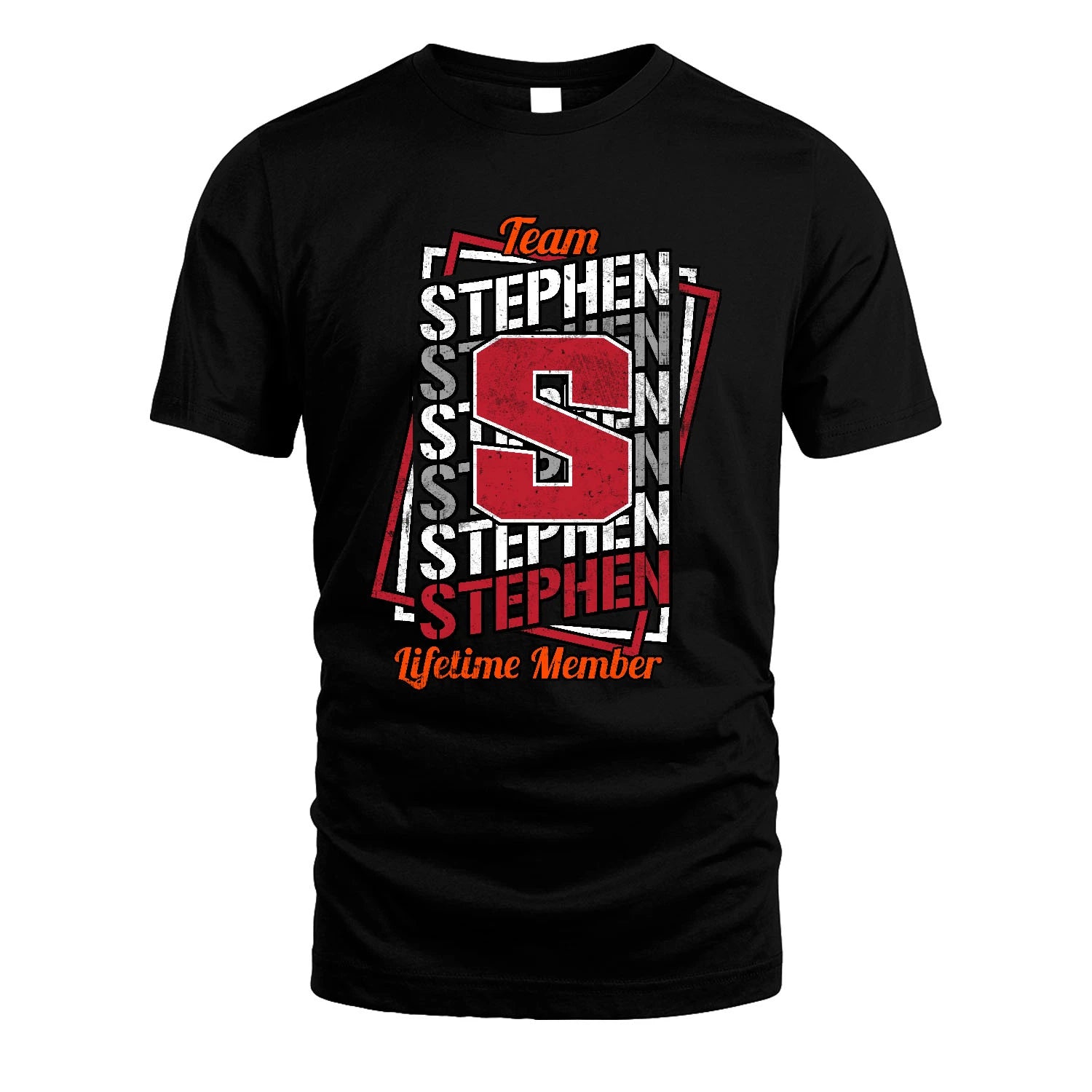 Team Your Name Lifetime Member Sporty Shirt STEPHEN M1-25