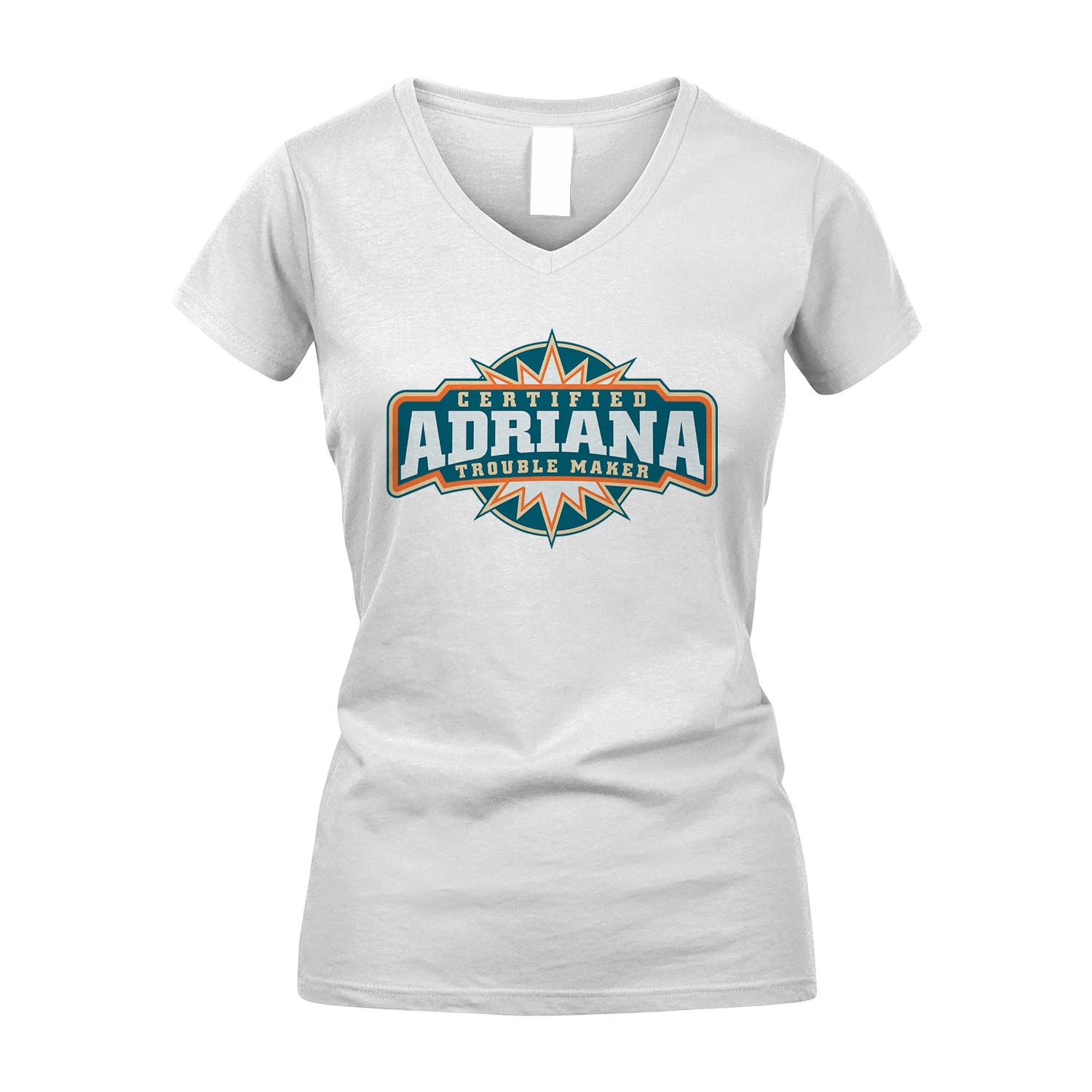 Certified Your Name Trouble Maker Shirt ADRIANA M1-36