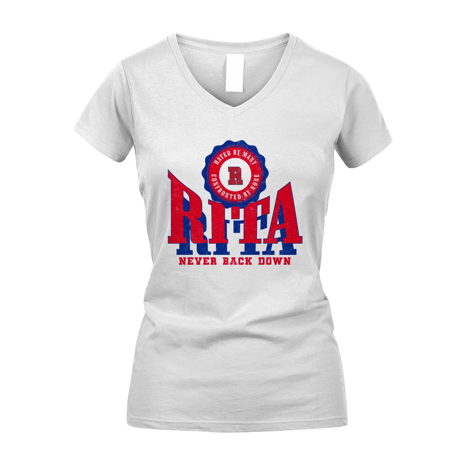Your Name Never Back Down Shirt RITA M1-33