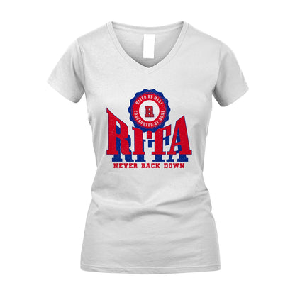 Your Name Never Back Down Shirt RITA M1-33