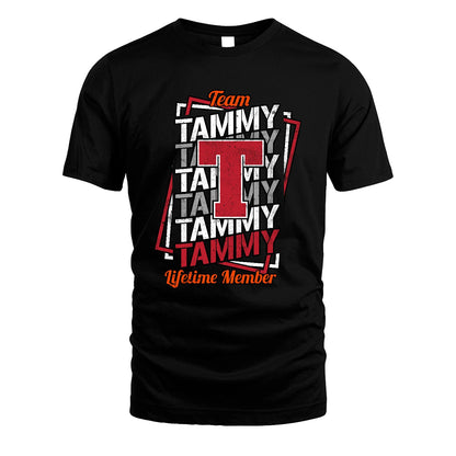 Team Your Name Lifetime Member Sporty Shirt TAMMY M1-25
