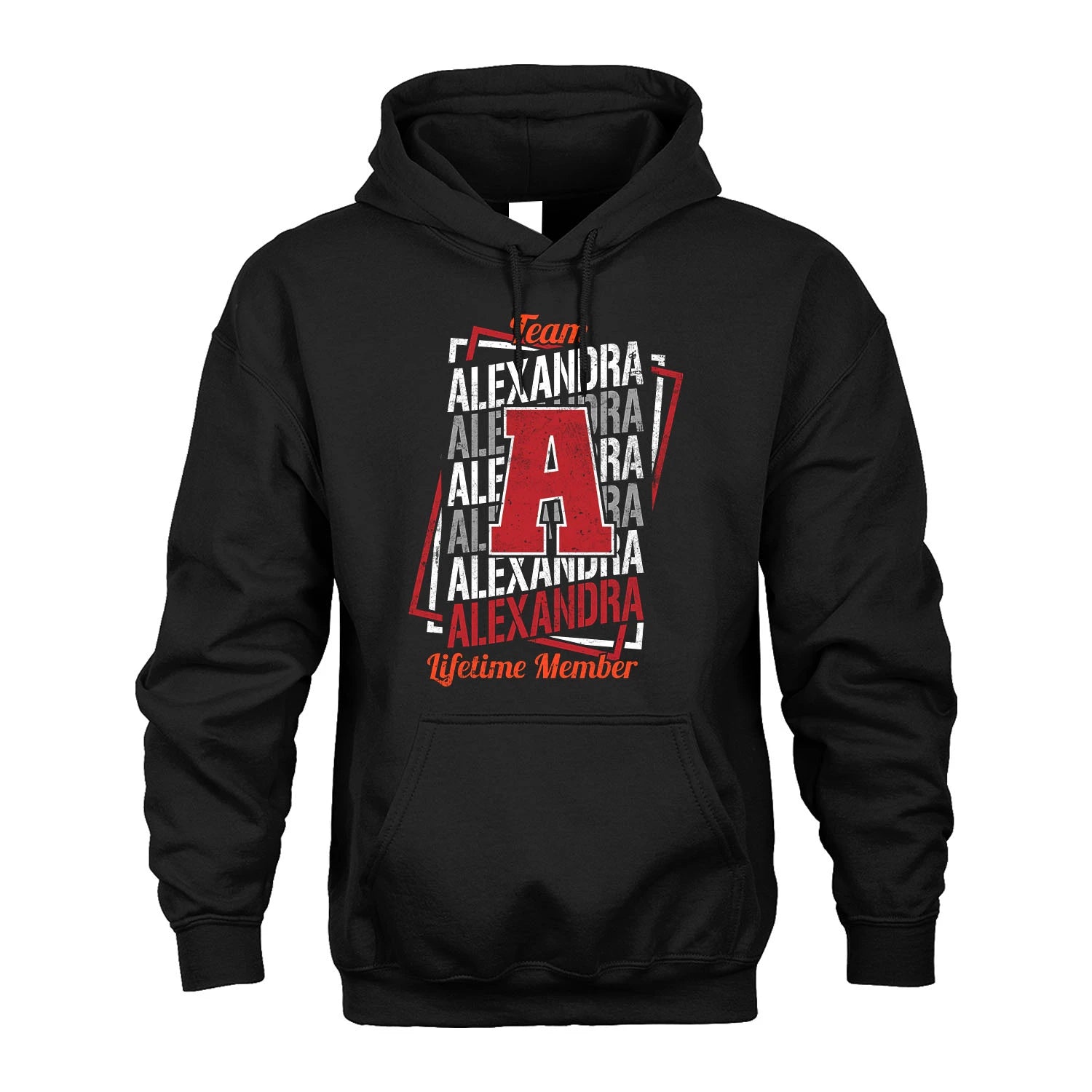 Team Your Name Lifetime Member Sporty Shirt ALEXANDRA M1-25