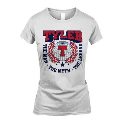 The Man The Myth The Legend Logo Shirt TYLER M1-30