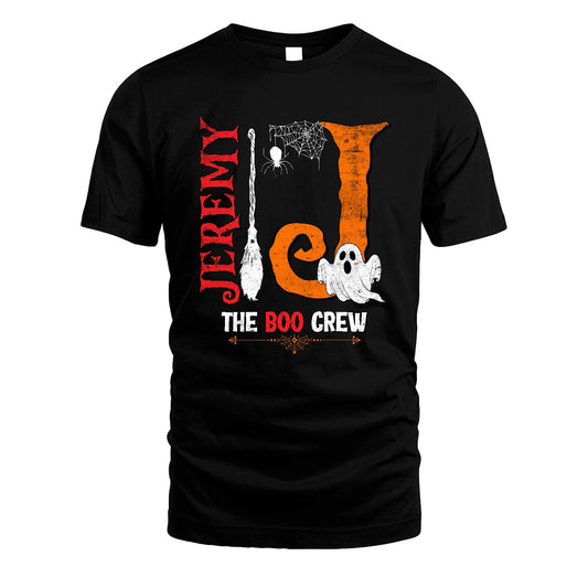 The Boo Crew Halloween With Your Name Shirt JEREMY M1-23