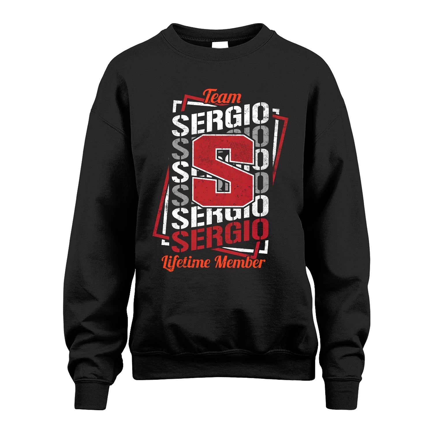 Team Your Name Lifetime Member Sporty Shirt SERGIO M1-25