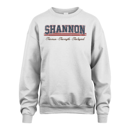 The Man The Myth The Legend Vintage Shirt SHANNON M1-6