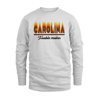 Your Name Trouble Maker Funny Shirt CAROLINA M1-34