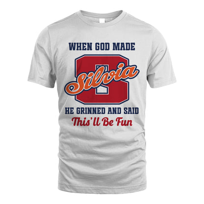 God Made Your Name Custom Shirt SILVIA M1-16
