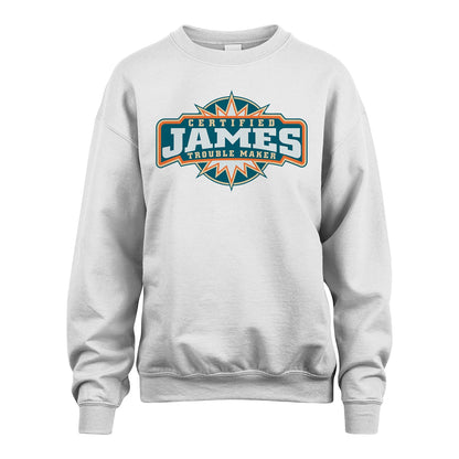 Certified Your Name Trouble Maker Shirt JAMES M1-36