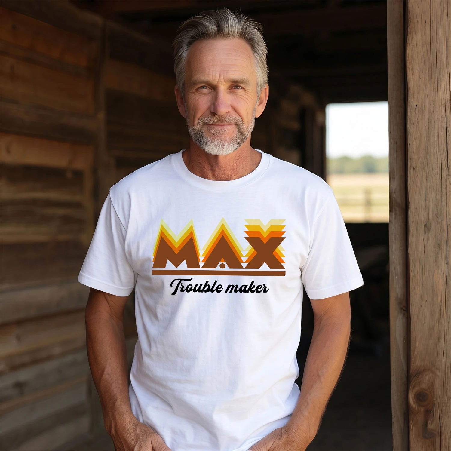 Your Name Trouble Maker Funny Shirt MAX M1-34