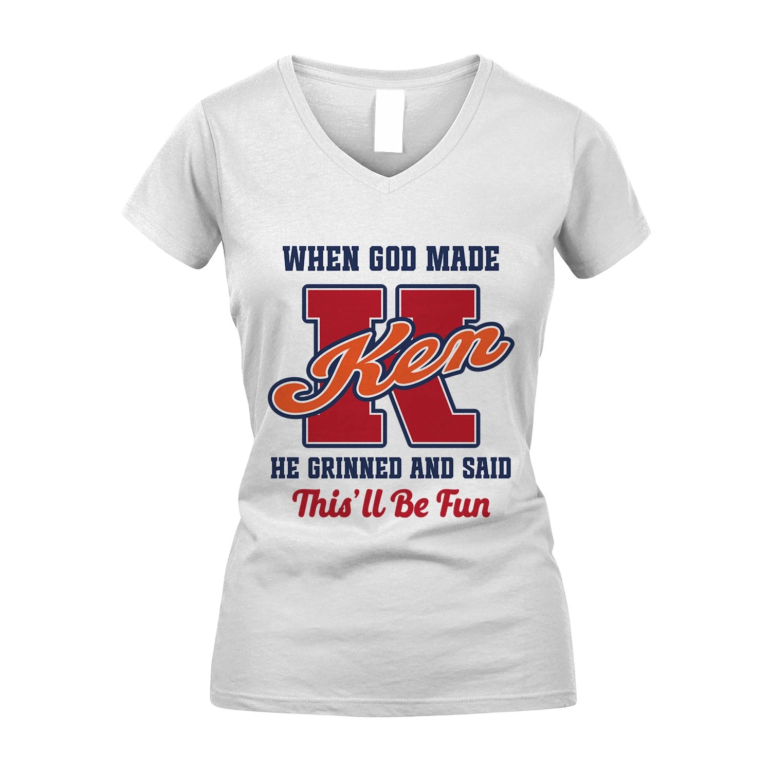 God Made Your Name Custom Shirt KEN M1-16