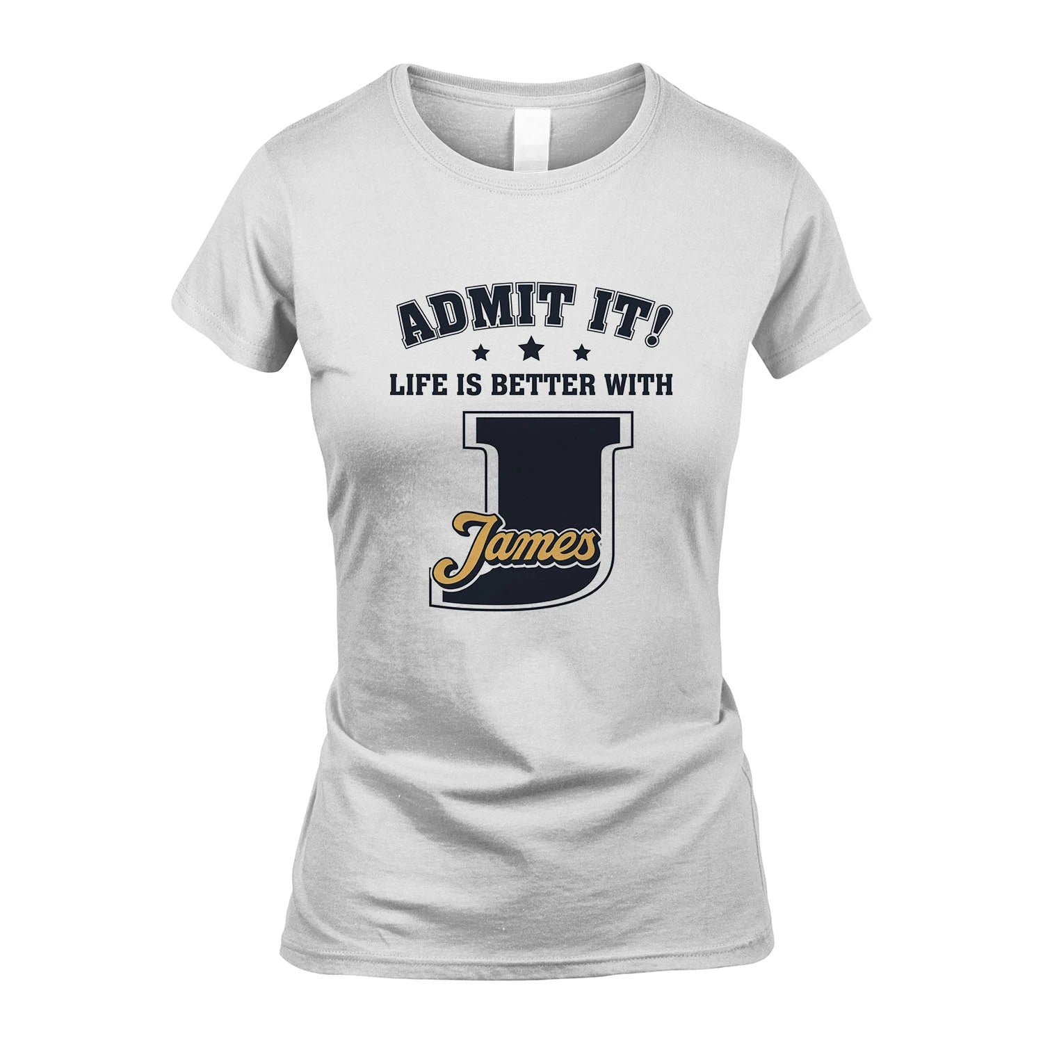 Life Is Better With Your Name Shirt JAMES M1-17