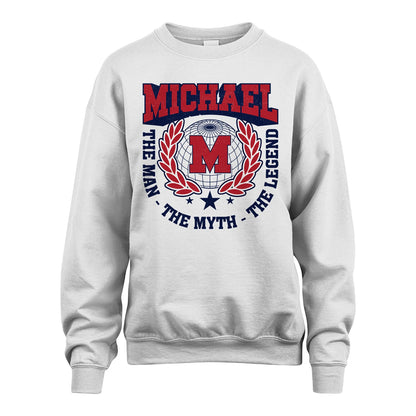 The Man The Myth The Legend Logo Shirt MICHAEL M1-30