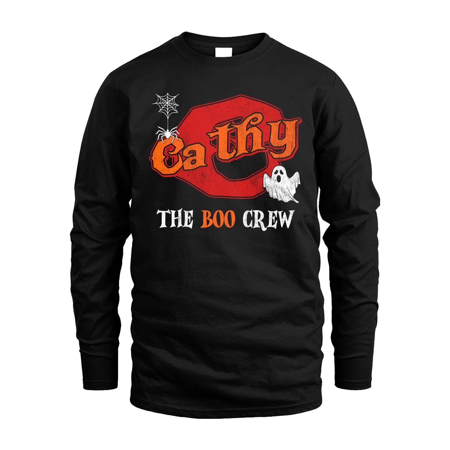 The Boo Crew Halloween Custom Name Shirt CATHY M1-22