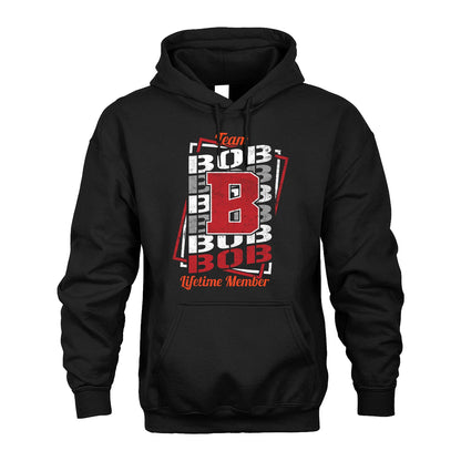 Team Your Name Lifetime Member Sporty Shirt BOB M1-25