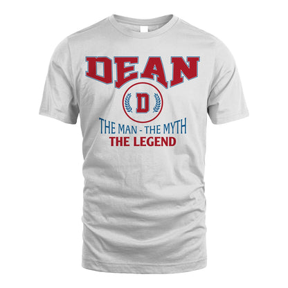 The Man The Myth The Legend Jet Style Shirt DEAN M1-9