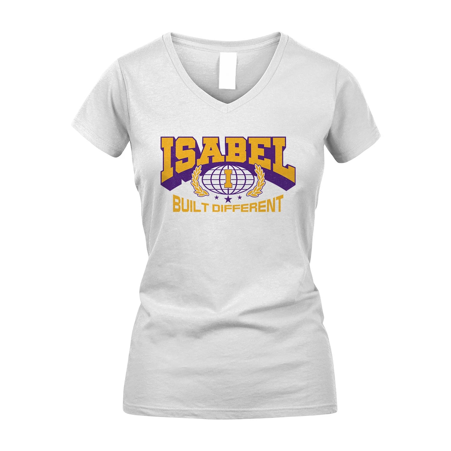 Your Name Built Different Sporty Shirt ISABEL M1-32