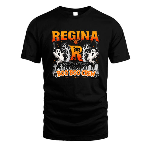 Boo Boo Crew Halloween Custom Name Shirt REGINA M1-28