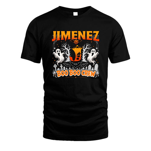 Boo Boo Crew Halloween Custom Name Shirt JIMENEZ M1-28