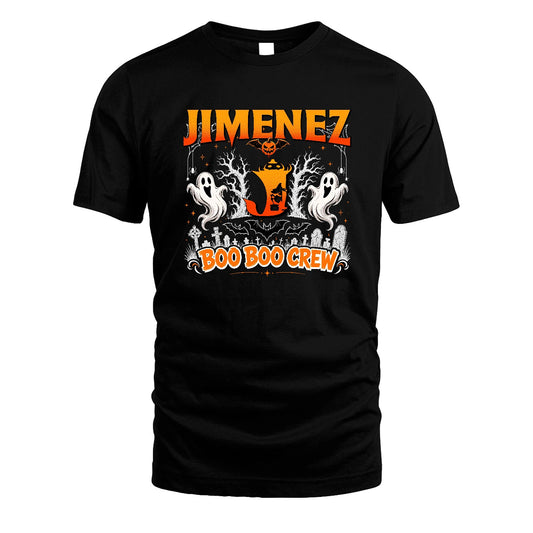 Boo Boo Crew Halloween Custom Name Shirt JIMENEZ M1-28