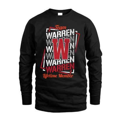 Team Your Name Lifetime Member Sporty Shirt WARREN M1-25