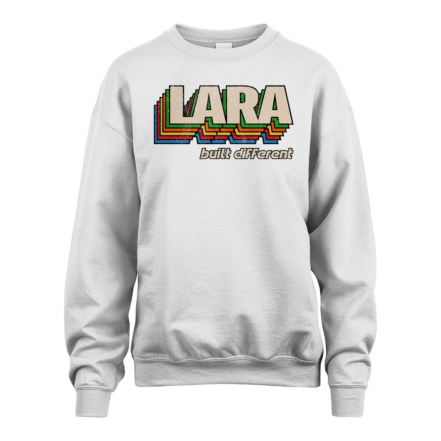 Your Name Built Different Retro Shirt LARA M1-26
