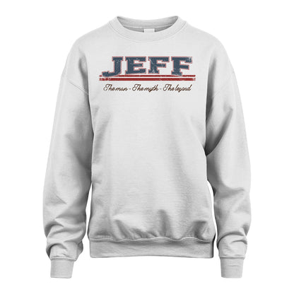 The Man The Myth The Legend Vintage Shirt JEFF M1-6