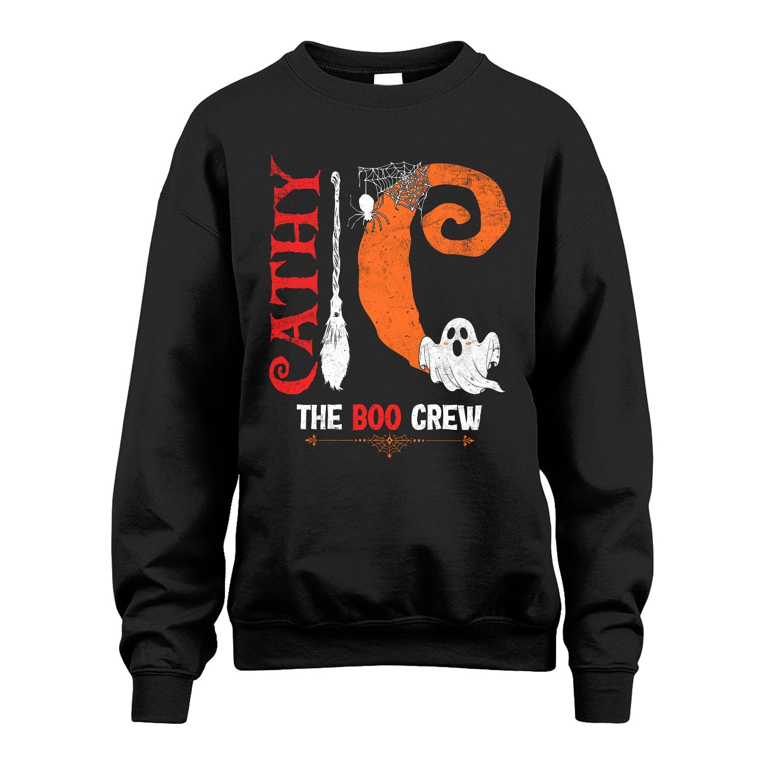 The Boo Crew Halloween With Your Name Shirt CATHY M1-23