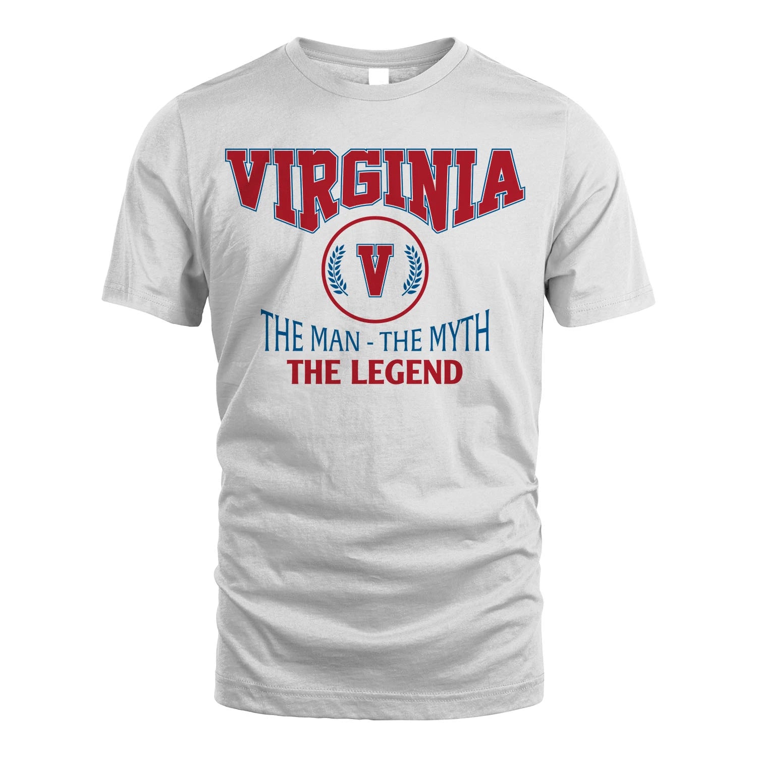 The Man The Myth The Legend Jet Style Shirt VIRGINIA M1-9