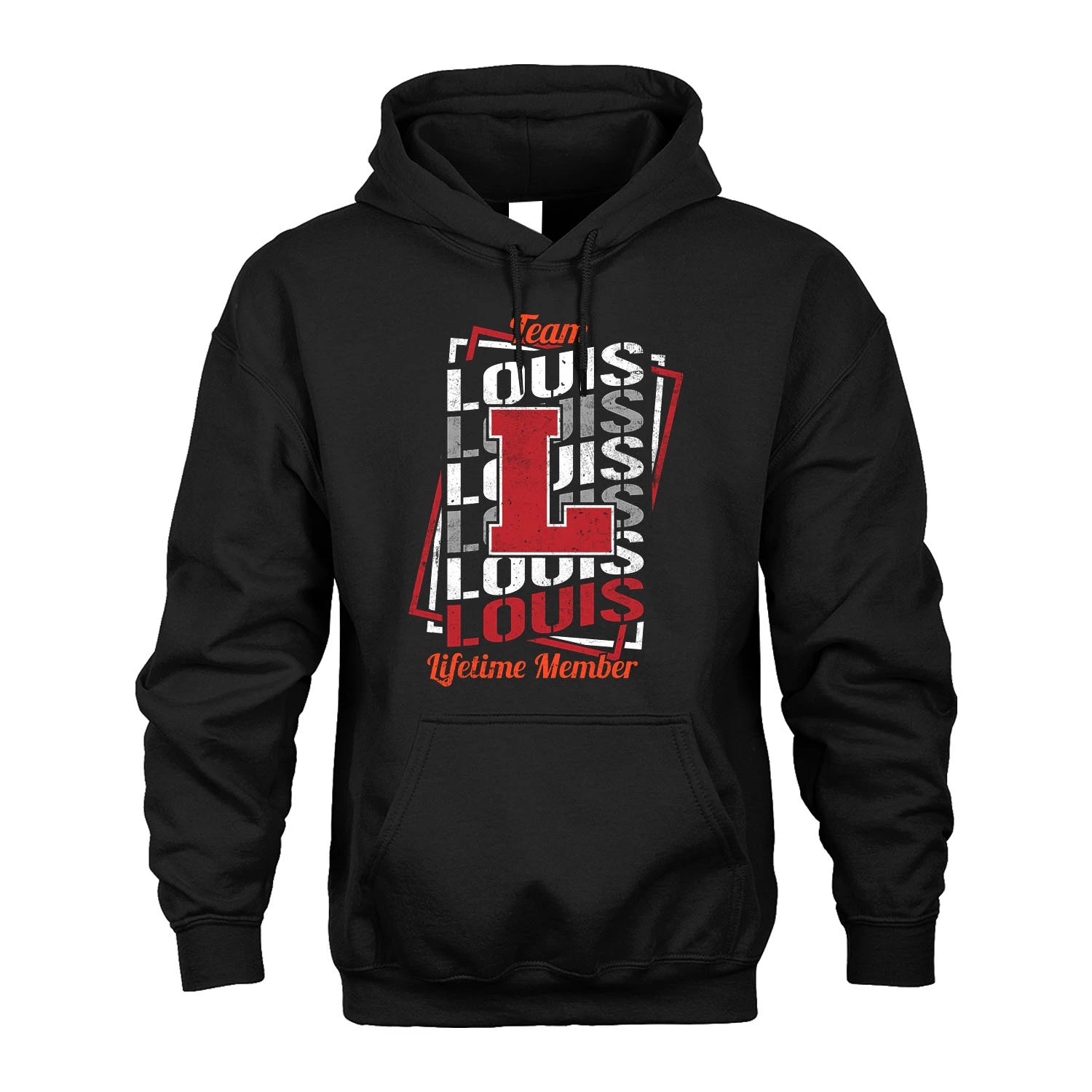Team Your Name Lifetime Member Sporty Shirt LOUIS M1-25