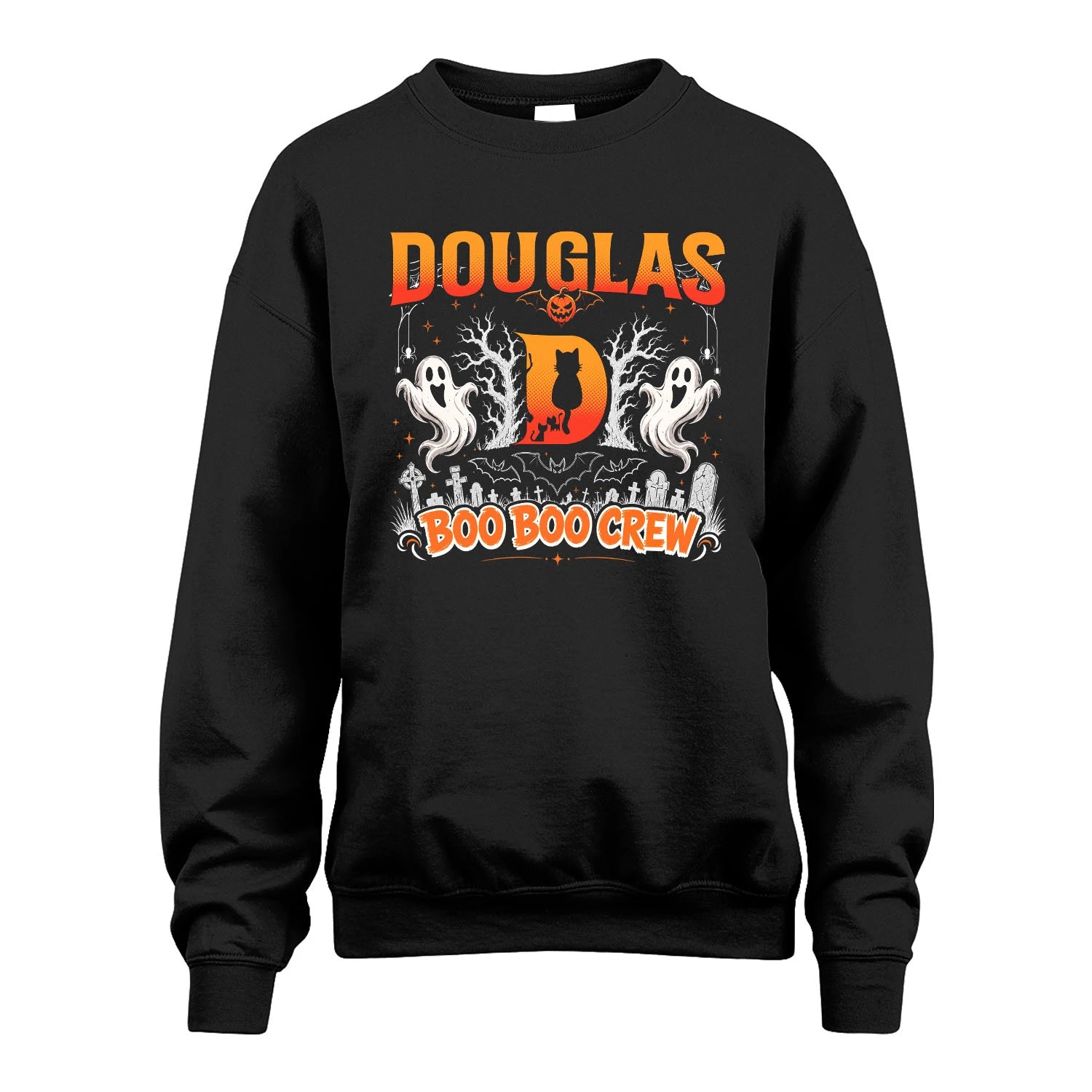 Boo Boo Crew Halloween Custom Name Shirt DOUGLAS M1-28